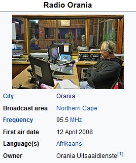 Screenshot 7orania radio