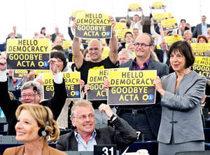 ACTA Political Protest